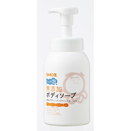 Shabondama Additive-Free Body Soap, Generous Foam, 20.5 fl oz (570 ml), Easy to Clean in Palm