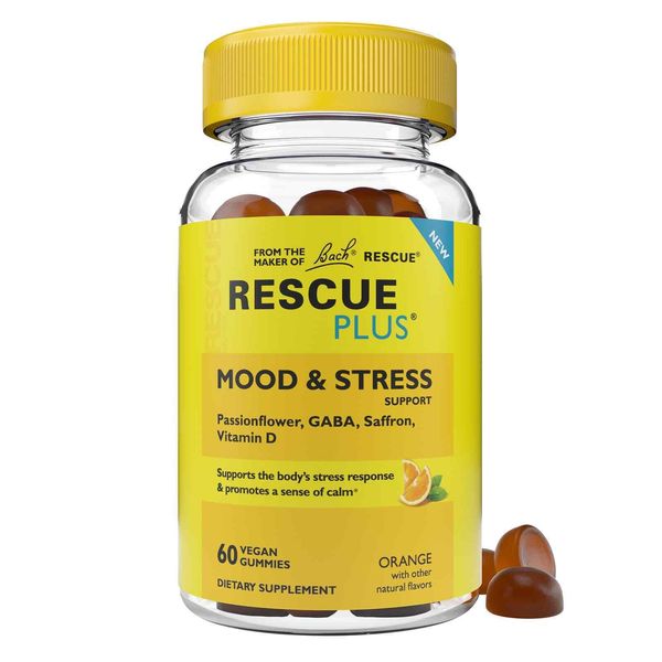 Bach Rescue Plus Mood & Stress Support Gummies 60ct.