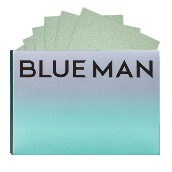 Facial Oil Blotting Paper for Men - 100 Pcs/Pack - Natural Oil-Absorbing Tissues for the Face and Nose with Green Tea Scent - Portable, Makeup Friendly Blotting Paper for Oily Skin Care