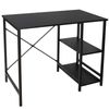 36" Computer Desk PC Laptop Table Workstation Study Office With 2 Tier Shelves