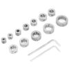 Broco Drill Guide Depth Stop Collars Drill,12pcs 3-16mm Stainless Steel Drill Depth Stop Bit Collar Set Drilling Limit Ring