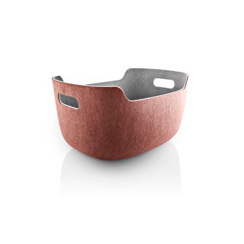 EVA SOLO | Tidy Basket 40x29x22cm Chestnut | Versatile Storage for Toys, Books, & Office Supplies | Well-Organized Home with Danish Design & Functionality | Chestnut