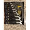 Parko 9pc Wrench Set Spanner Wrench SAE Box Wrench Tool Roll Pouch