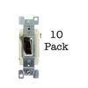 SWITCH TOGGLE (10 PACK) Challenger Brown Double Pole Switch Specification Grade
