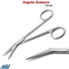Dental Angular Scissors Bend Blade Tissue Suture Removal Surgical Instruments CE