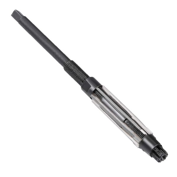 sourcing map Adjustable Hand Reamer 10-10.75mm High Speed Steel H8 6 Straight Flutes Milling Cutter Tool Metric Reaming Drill Bit for Metal