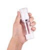 BENECREAT Pump Bottle, Vacuum Press Bottle, Empty Bottle, Plastic Compartment Refill Bottle, Travel Cosmetic Container