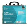 4 Seater large Bench Cover, Reversible Green & Black