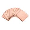 sourcing map Flat IC Chipset Thermal Copper Heatsink for CPU GPU 15 x 15 x 1.2mm 10pcs