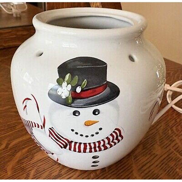 Better Homes & Gardens Festive Snowman Scented Wax Warmer NO CUP