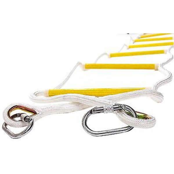 Rope Ladder Fire Escape 8ft | Emergency Extension Ladder | Weather Resistant ...