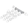 3 Port Drip Irrigation Kit Easy Install 3 Valve Manifold No Tools Required