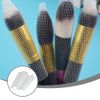 100 Pcs Thread Spool Net Sewing Thread Net Machine Thread Net White 9cm Reusable Makeup Brushes Pen Guard Protector Set for Cosmetic Brush Makeup Brush Shaper