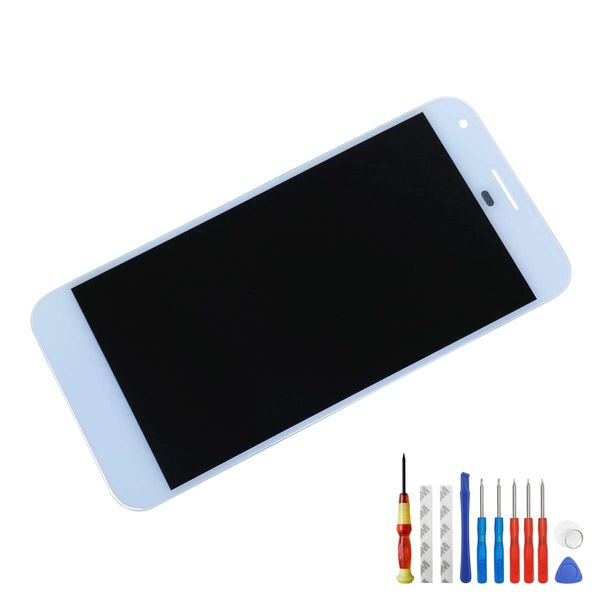 for Google Pixel XL 1st/Nexus M1 Amoled Touch Screen Replacement Assembly 5.5'' + Tools(White)