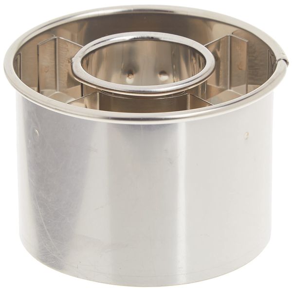 Ateco 14422 2 1/2" Stainless Steel Doughnut Cutter