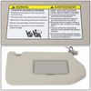 GREY OE STYLE PASSENGER SIDE SUN VISOR REPLACE FOR 2013-2019 PATHFINDER/INF