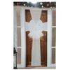 Lesser & Pavey Decorative Festive LED White Door Bow