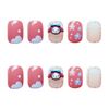 24pcs 3D Decoration Bowknot Small Animal Pattern Nail Decoration Reception Party After-Party Wedding Nail Tips
