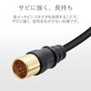 ORIGINALBASIC 4K8K TV Antenna Cable 2M Black Straight Plug to Straight Plug OB-TCSS2C20BK