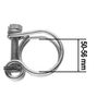 Double Wire Hose Clips/Camps for 2" (50mm) Corrugated Pipe