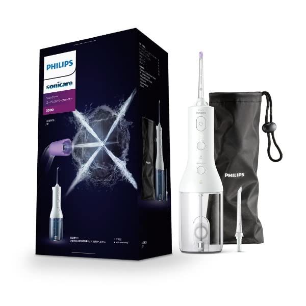 Philips Oral Lavatory Cordless Power Flosser 3000 Sonikare HX3806/31 White