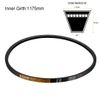 sourcing map B-46 V-Belts 46" Inner Length, B-Section Rubber Drive Belt