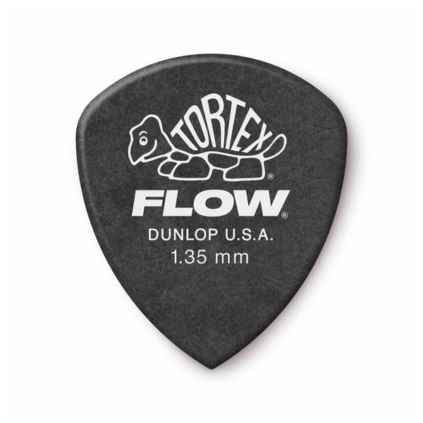 Dunlop Tortex Flow 1.35 mm Guitar Picks 4 Pack (48) Bundle