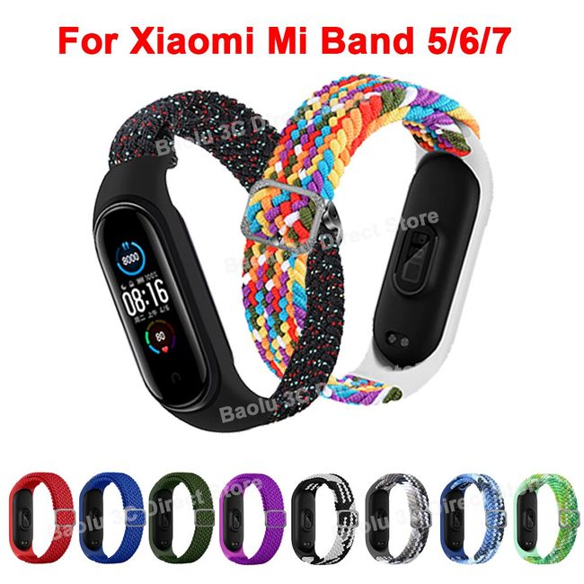 Adjustable Wrist Strap Smart Bracelet Wristband for Xiaomi Mi Band 7 NFC 6 5