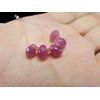 Stone Town Ruby Natural Stone Dew Drop Mirror Cut A Grade approx. 8x6 mm 5 Drop Set Earrings Material