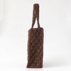 Pure Wool itohenlab Knitting Kit #9-4 Square Tote Bag with Pull Up Pattern (Brown)
