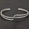 Silverly Women's 925 Sterling Silver Intricate Balinese Scrollwork Bangle Bracelet