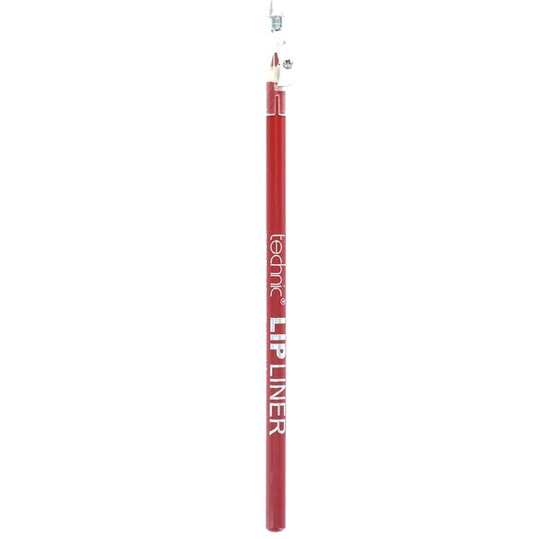 Technic Bright Red Lip Liner Pencil & Sharpener