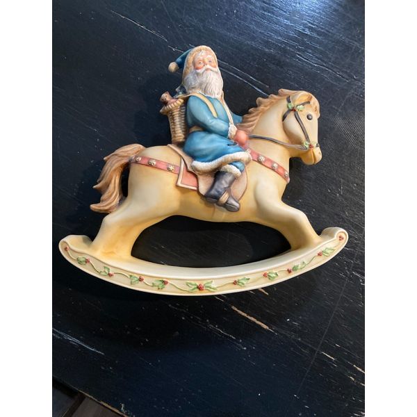 Rocking Horse with Santa