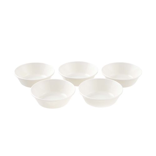 Captain Stag M-9516 BBQ Dish Set, Antibacterial Deep Plates, 4.7 inches (12 cm), Set of 5