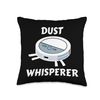 Dust Whisperer Robot Vacuum Cleaner Robot Vacuum Cleaner Throw Pillow