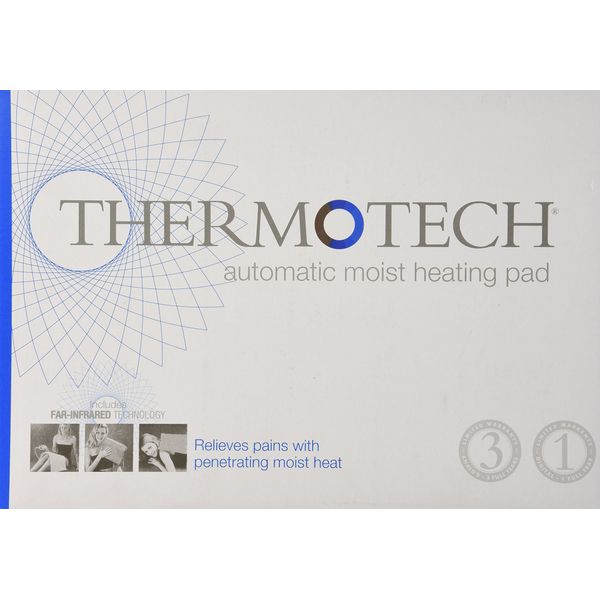 Thermotech (Neck and Shoulder) Automatic Digital Moist Heating Pad Heating Pad, Beige, 18x18