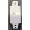 Wireless Adjustable LED Wall Mount Dimmer | Push Button, White | RF Signal