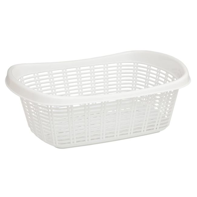 Heiwa Kogyo Laundry Basket, Dressing Basket, White