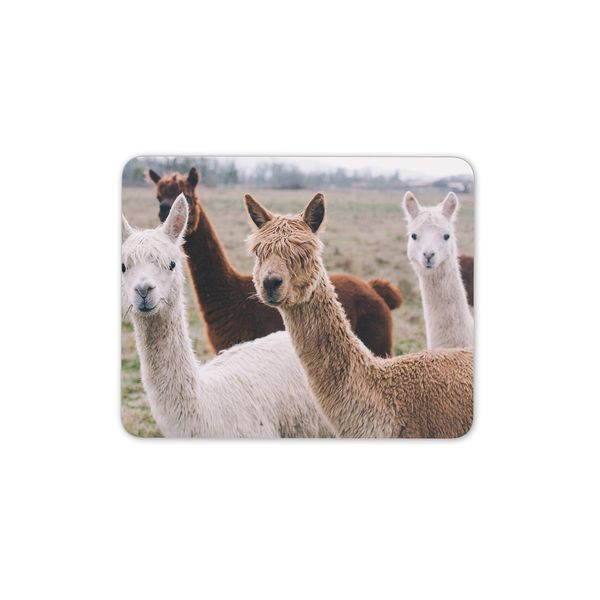 Pack Of Alpacas Mouse Mat Pad - Cute Fluffy Animals Fun Computer #16862