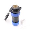 Eonvic SD28 16 Pin Waterproof Connector Auto Plug Socket IP68 Panel Waterproof Cable 28mm Wire Connector