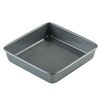 Prochef Square Cake Tin Premium Quality with Teflon's Silicone Coating, Black, 24cm