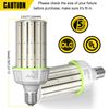 2PACK 100W LED Corn Light Bulb, 15000 Lumen 6000K 450W HID Replacement E39 Mogul