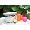 Lekue Ice Box Silicone Ice Cube Tray and Storage Box - White