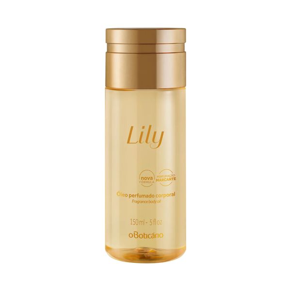 Lily Scented Body Oil, Lightweight and Fast Absorbing Moisturizing Body Oil, 5 Ounce