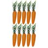 10 x Mini Glitter Carrots Easter Bunny Egg Hunt Bonnet Craft Decoration Accessories