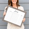 Personalized Child Job Chart | Homeschool Schedule | Dry Erase 11x14 Framed Task Chart