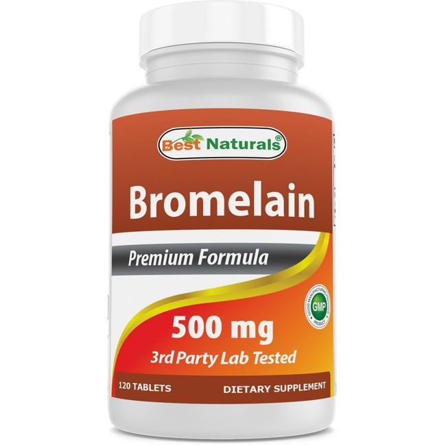 Best Naturals Bromelain 500 mg 120 Tablets