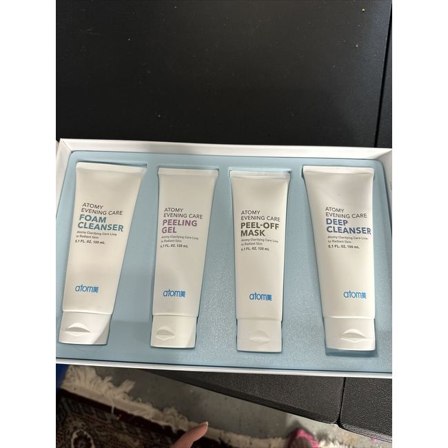 Atomy Evening Care 4 Set Cleansers and Peeling Mask K-Beauty Made in Korea