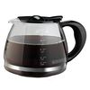 BLACK+DECKER 12-Cup Replacement Carafe, GC3100B, Duralife Glass, Dishwasher-Safe, 2 Extra Lids