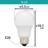 Iris Ohyama LDA4N-G-4T6-E LED Bulb, E26, Wide Light Distribution, 40 W Shape Equivalent, Daylight White